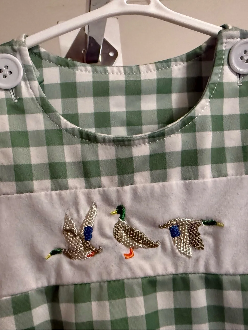 Boutique Mallard Duck Romper